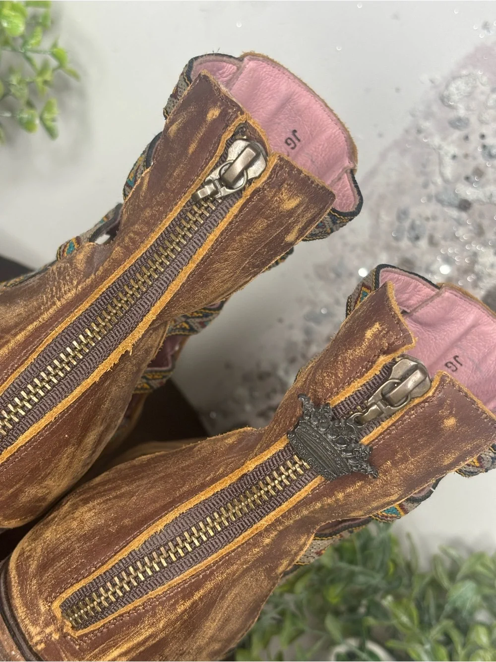 Junk Gypsy ankle cut out boots